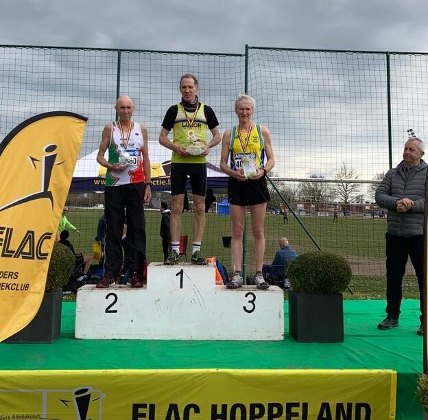 Eddy Oomen 3e op BK masters 65+