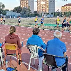Eddy Oomen 1e  op BK 10.000m MAS 70+: afbeelding 1
