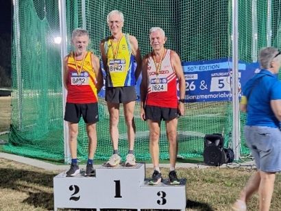 Eddy Oomen 1e  op BK 10.000m MAS 70+: afbeelding